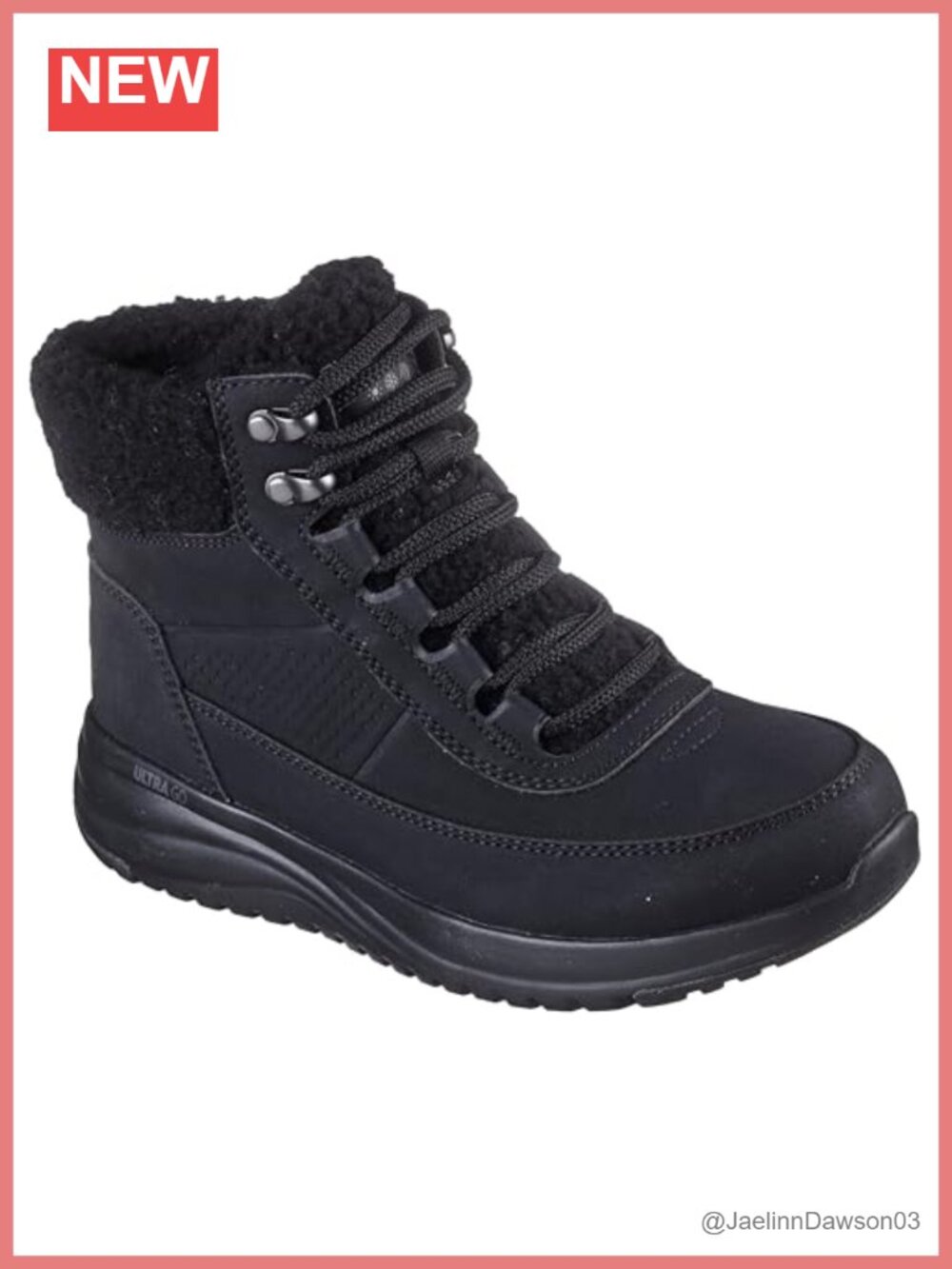 Waterproof Nubuck Lace-Up Hiker Boots - Skechers ULTRA GO